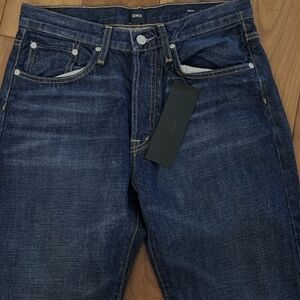 Edwin Blue Straight Jeans WALKER ALAMO